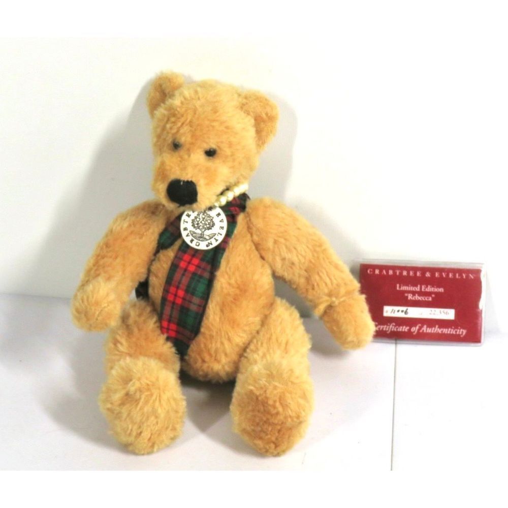 Crabtree & Evelyn Limited Edition REBECCA Russ Collectible Bear